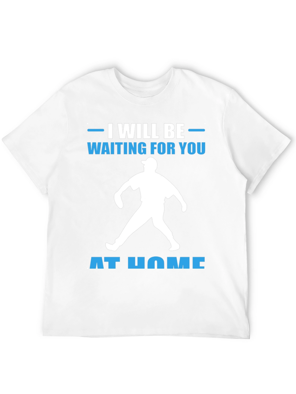 Waiting At Home Baseball T-Shirt