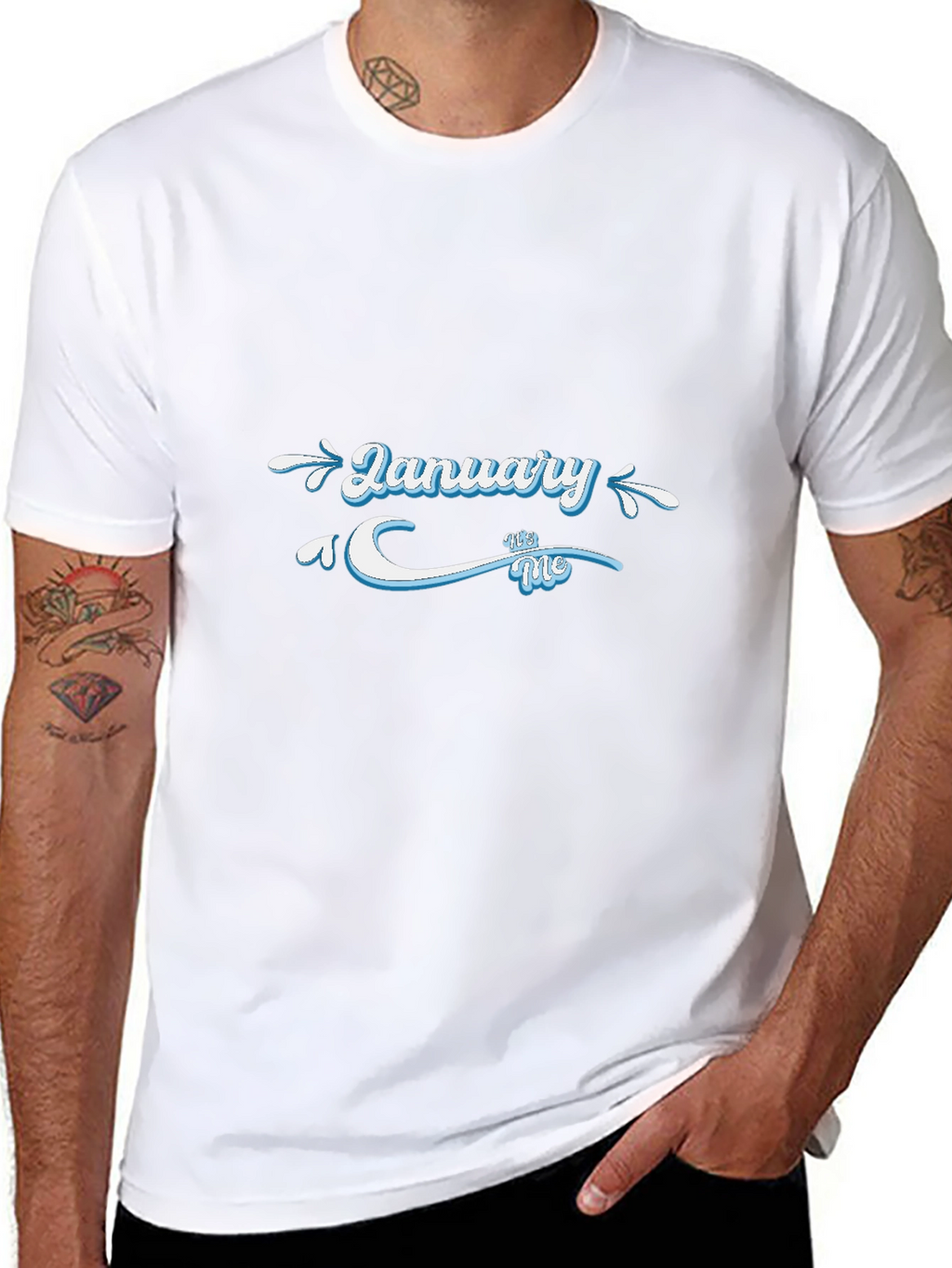 January Baby Birthday T-Shirt