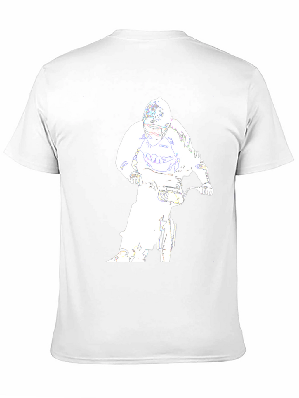 Motocross Rider Graphic Tee - Black