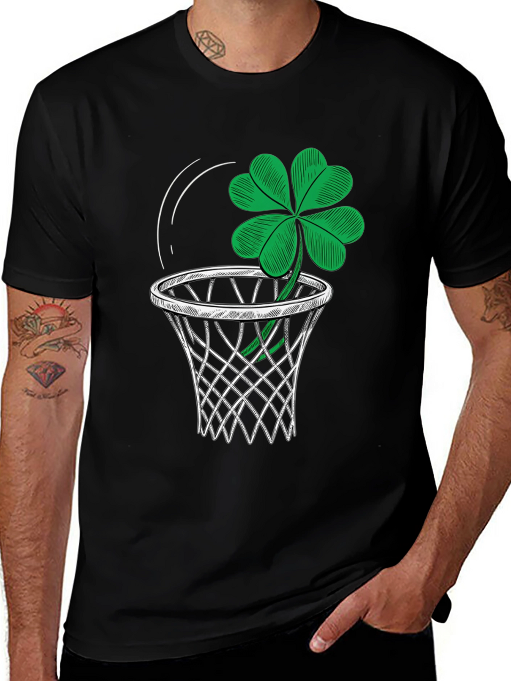 Lucky Clover Basketball T-Shirt