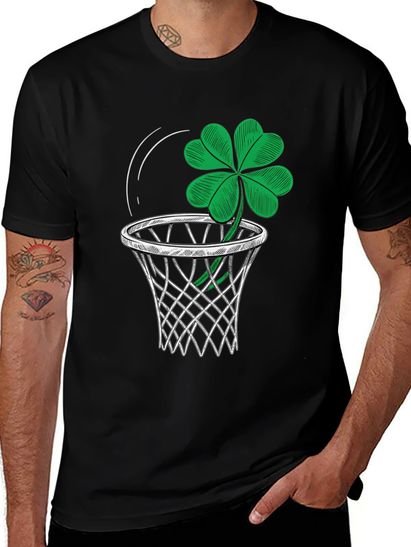 Lucky Clover Basketball T-Shirt