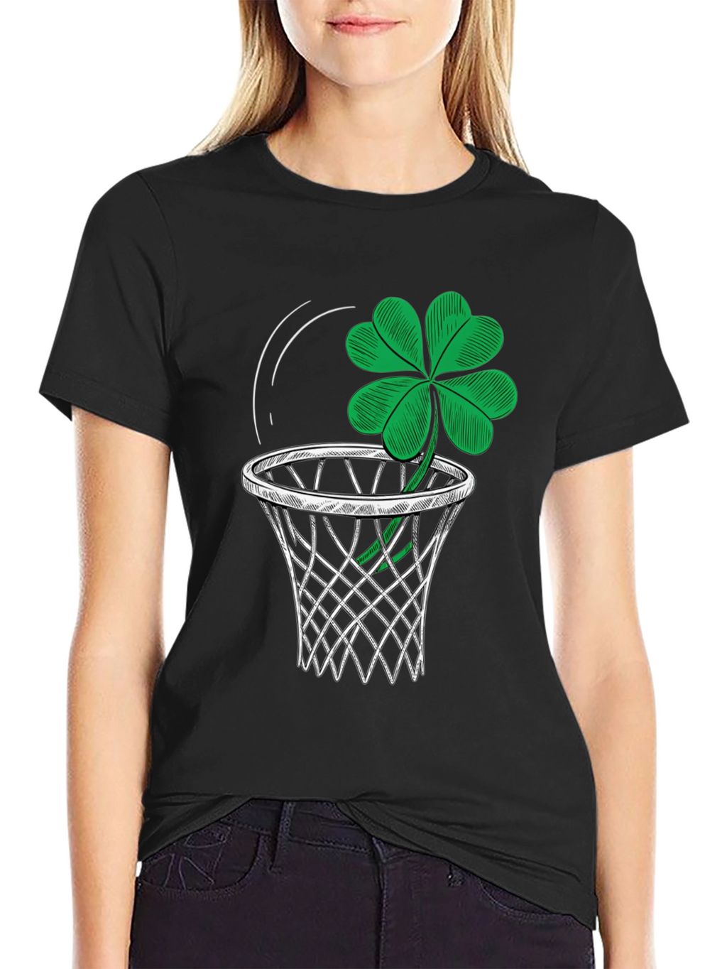 Lucky Clover Basketball T-Shirt