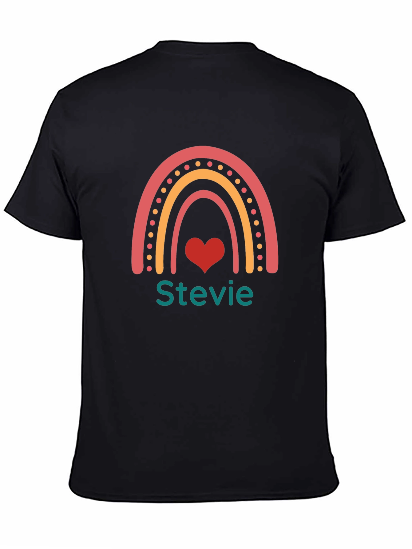 Rainbow Stevie Heart T-Shirt