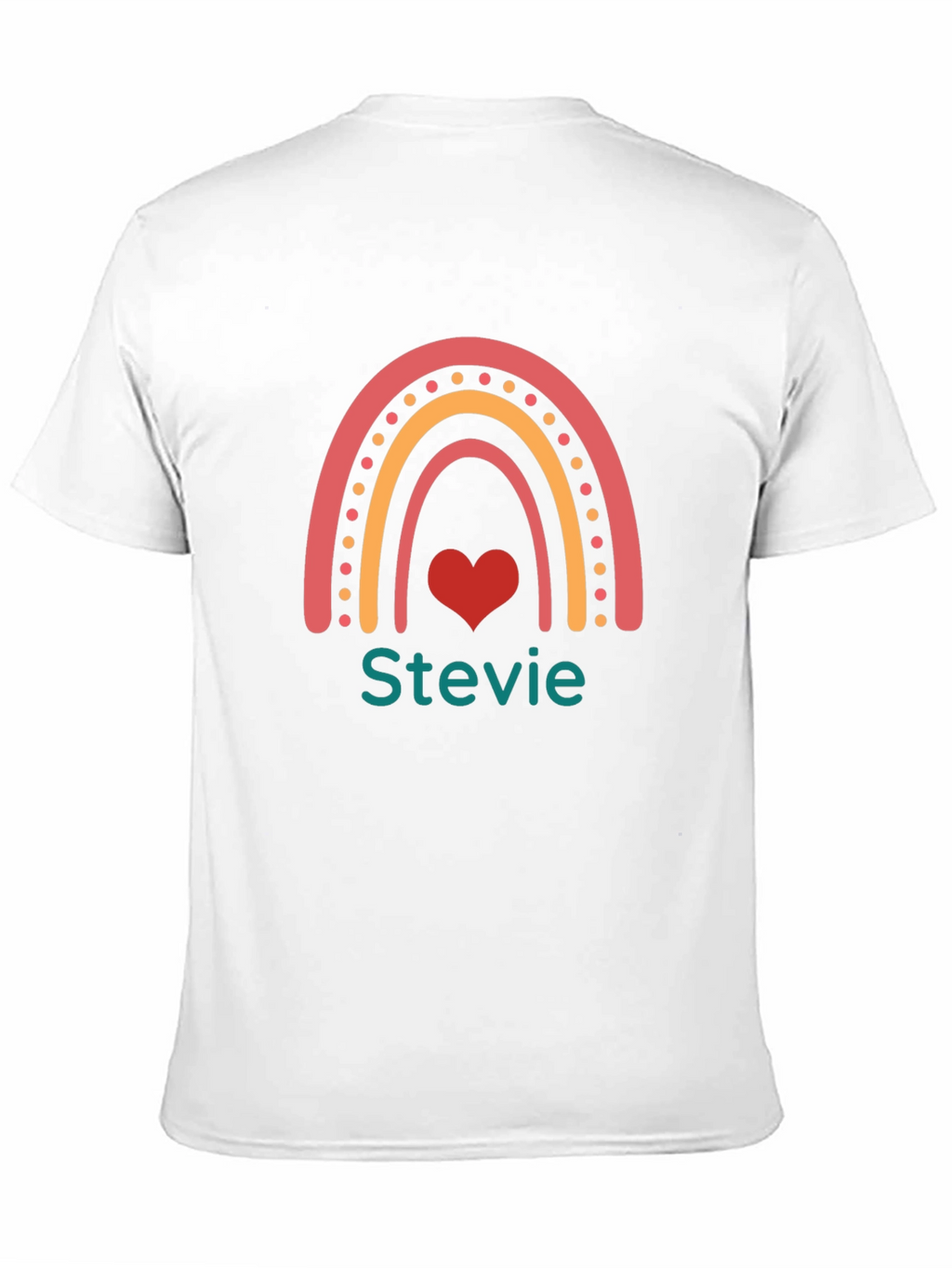 Rainbow Stevie Heart T-Shirt