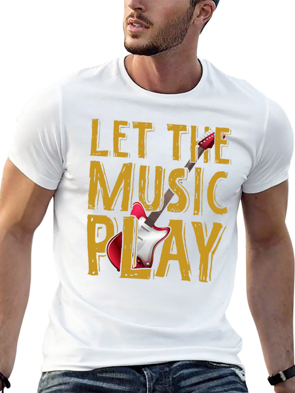 Let the Music Play Graphic T-Shirt
