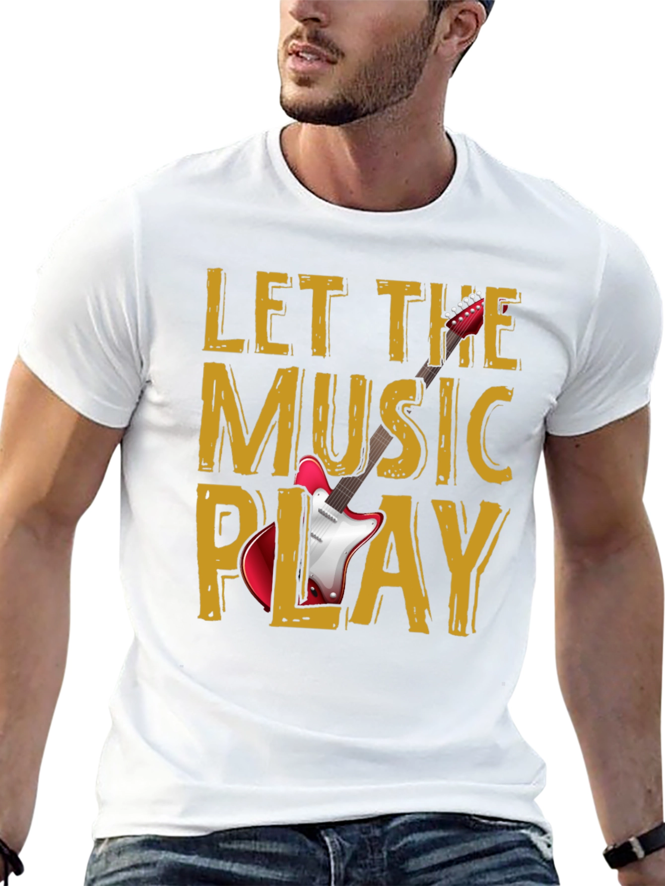 Let the Music Play Graphic T-Shirt