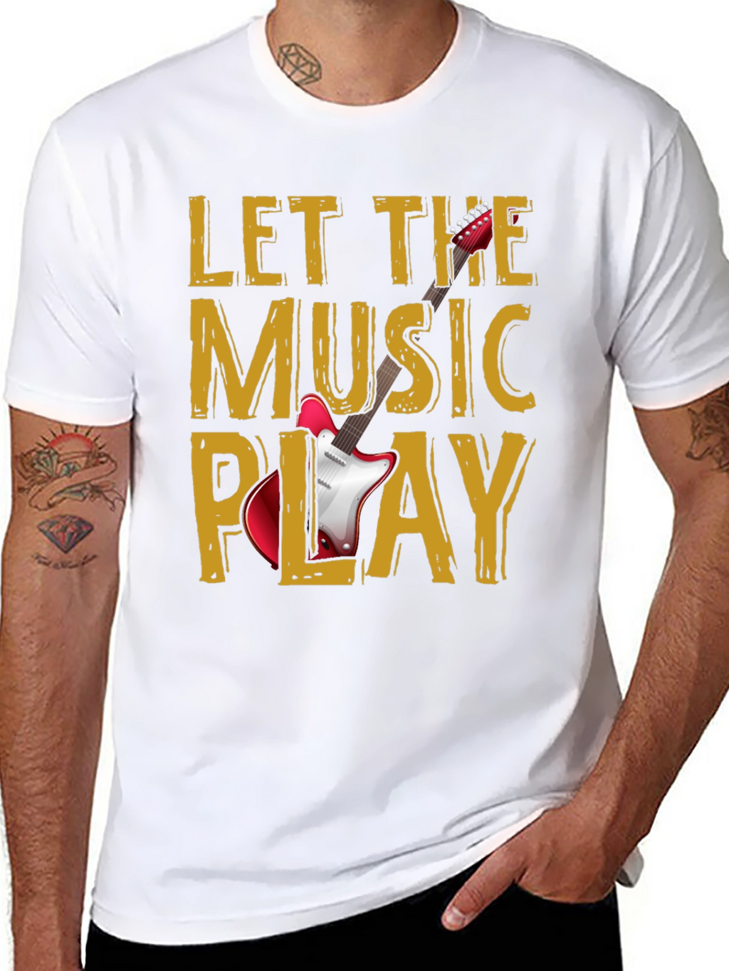 Let the Music Play Graphic T-Shirt