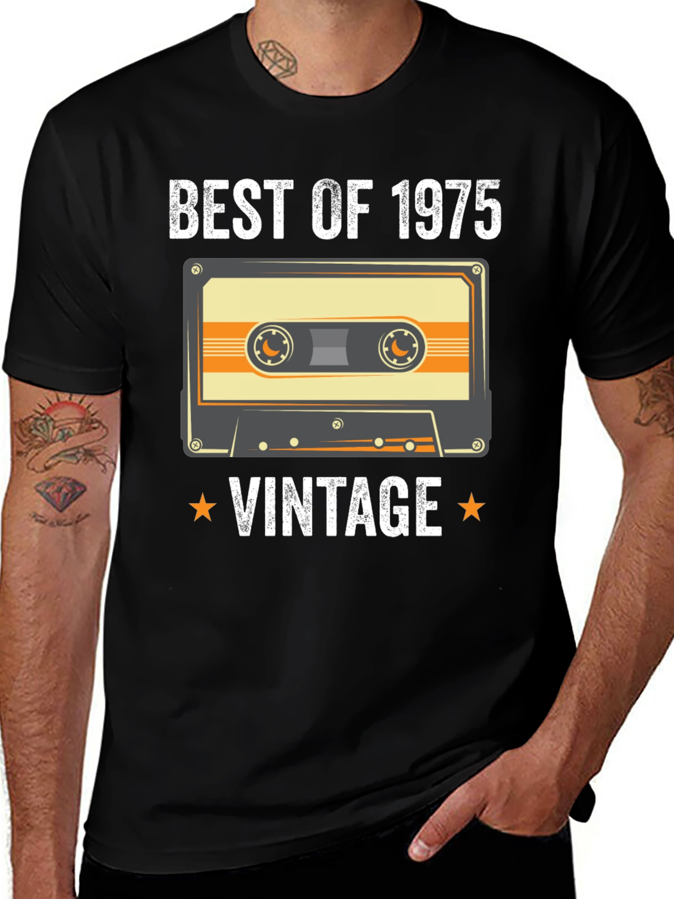 Best of 1975 Vintage Cassette Tape T-Shirt