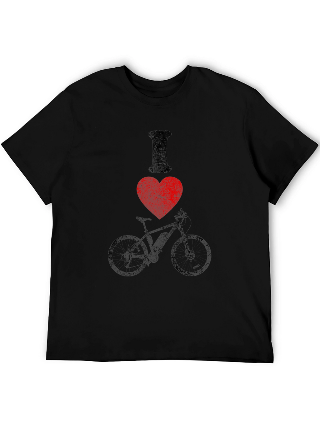 I Love Biking Graphic Tee -  Cycling Enthusiast Shirt