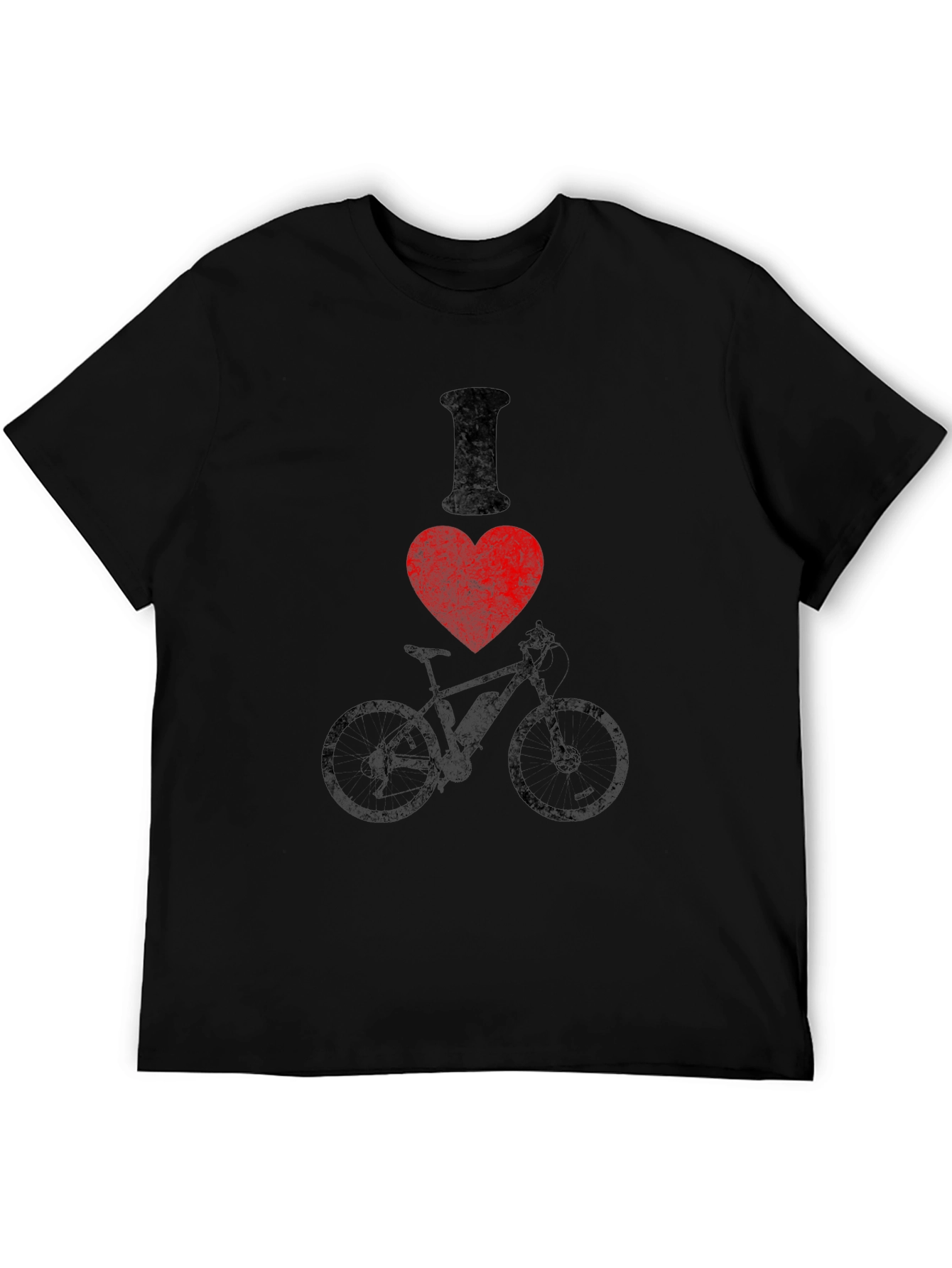 I Love Biking Graphic Tee -  Cycling Enthusiast Shirt