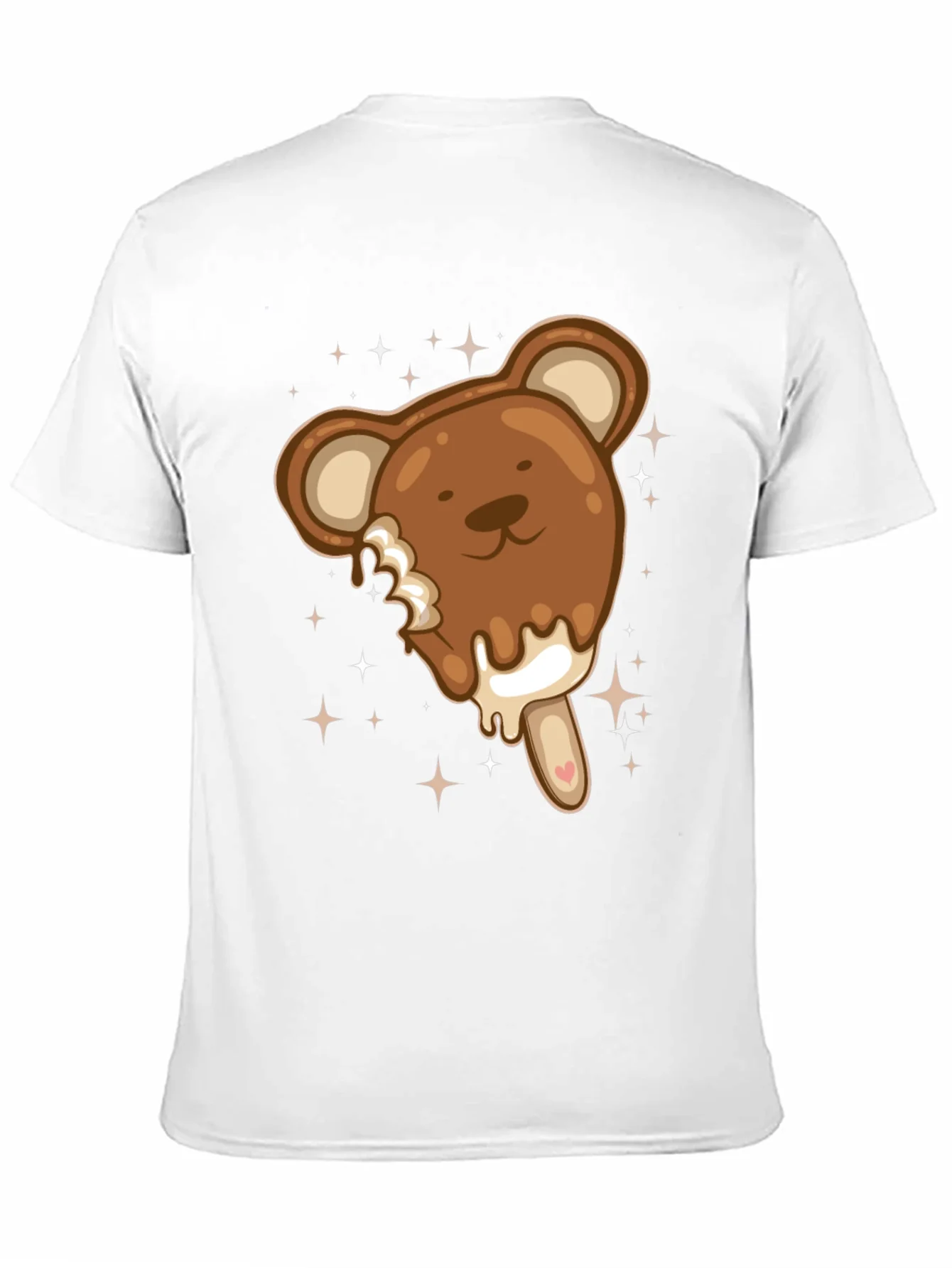 Bear Ice Cream Graphic T-Shirt