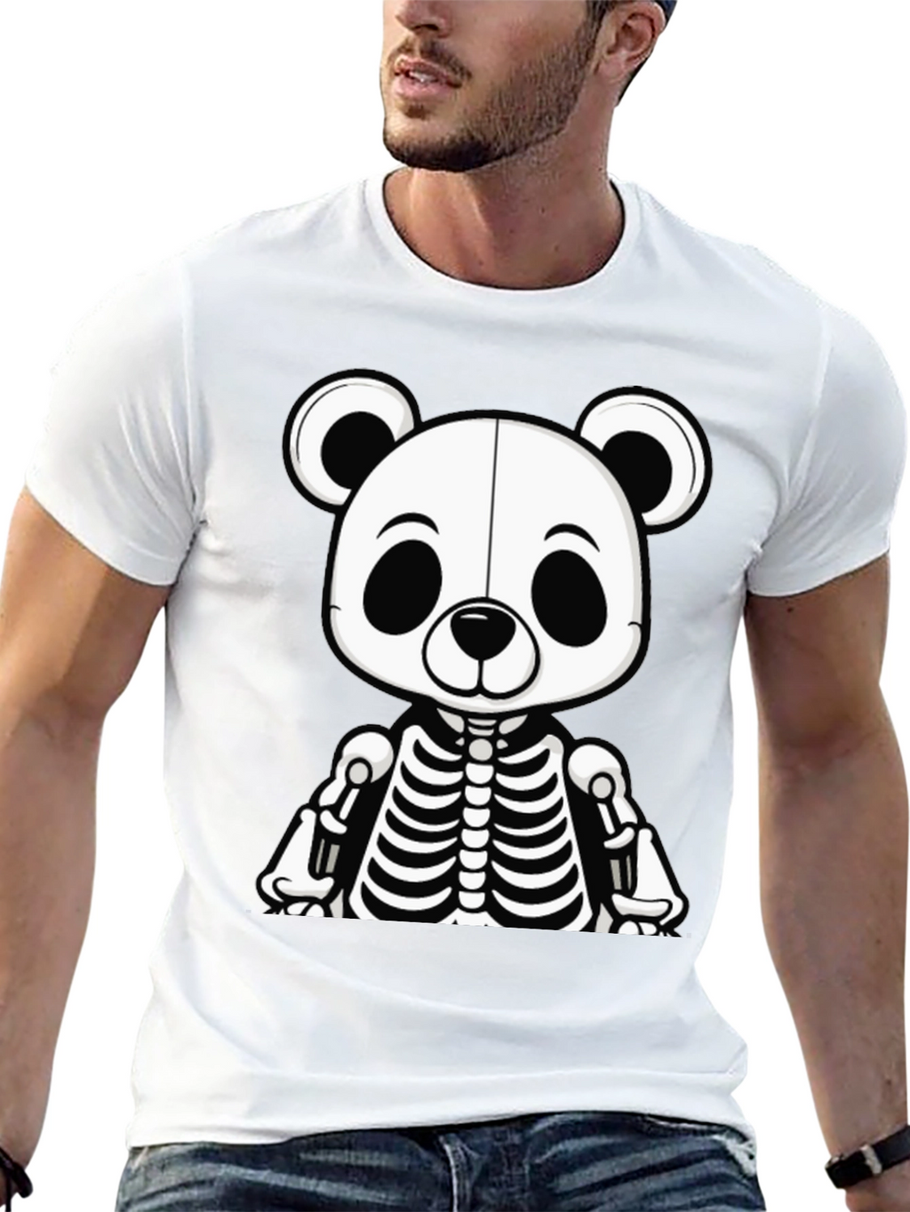 Skeleton Bear T-Shirt - Halloween