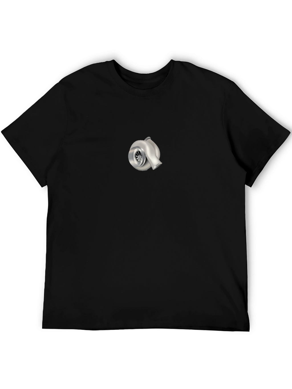 Turbocharged Cool T-Shirt - Black Cotton Blend
