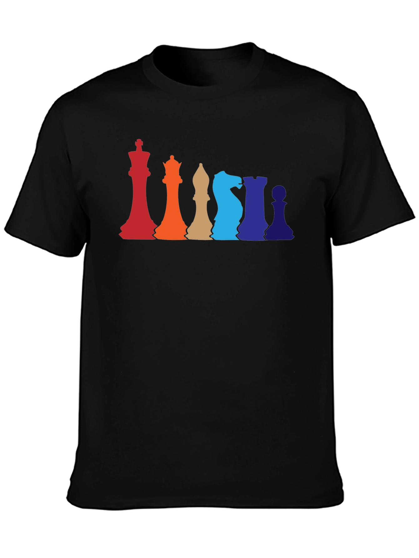 Colorful Chess Piece T-Shirt