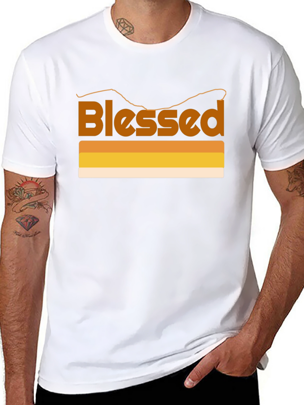 Blessed Graphic T-Shirt - Retro Style