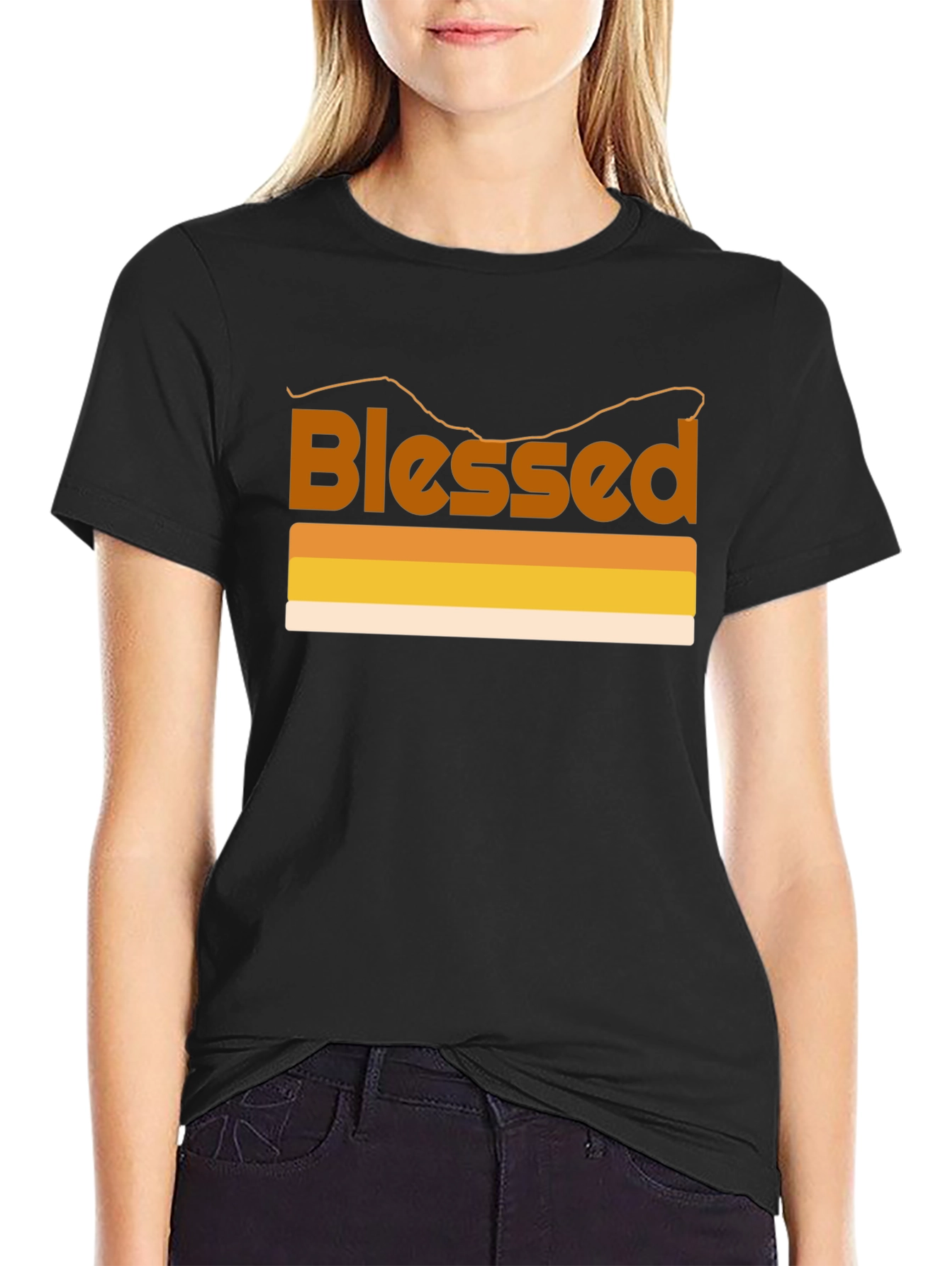 Blessed Graphic T-Shirt - Retro Style