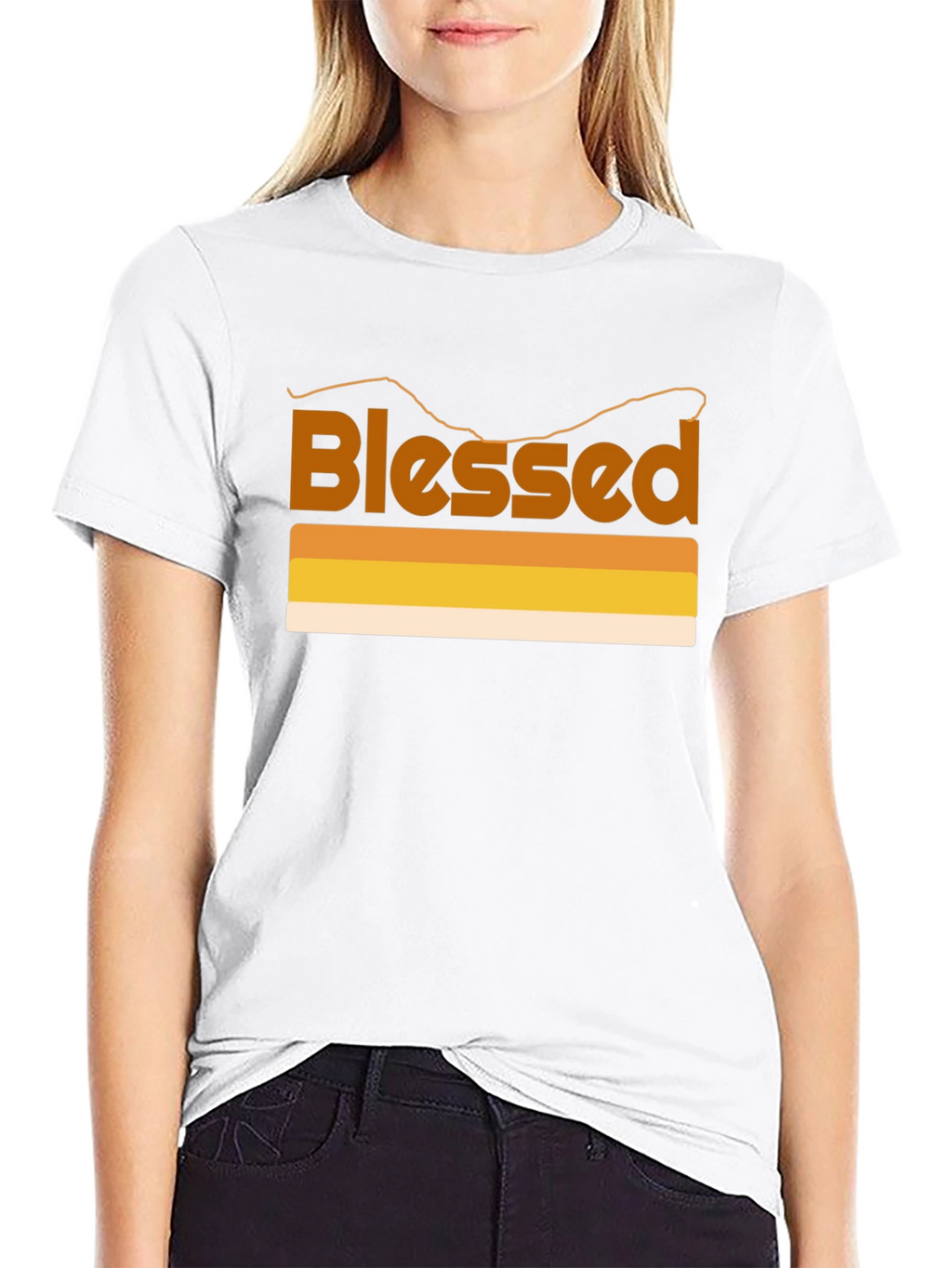 Blessed Graphic T-Shirt - Retro Style