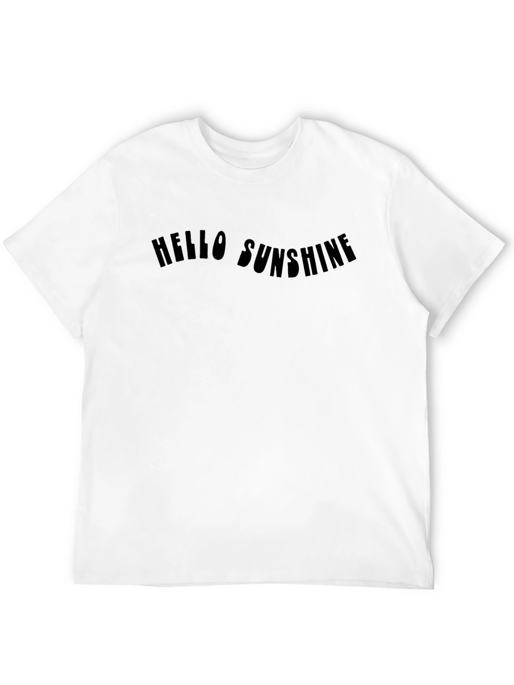 Hello Sunshine Graphic Tee - Black