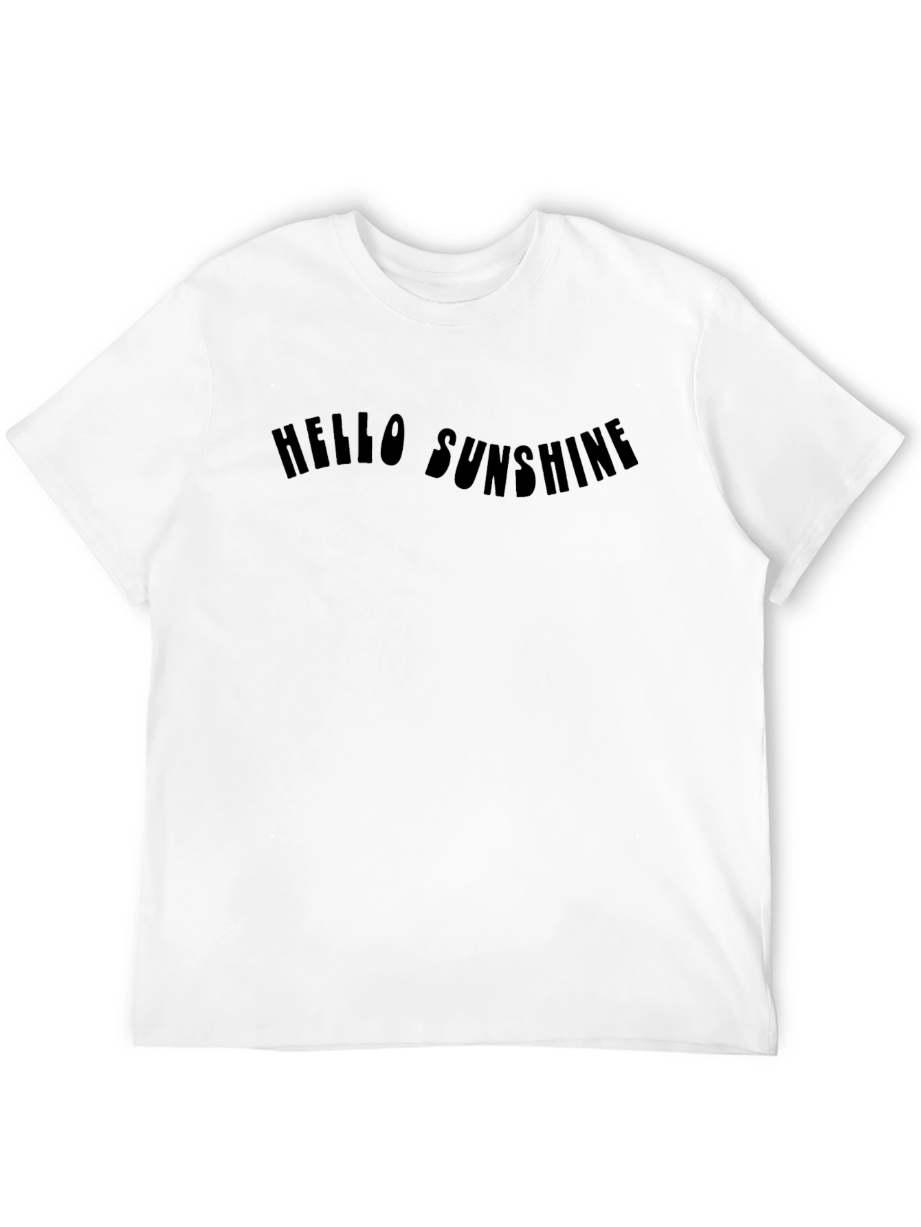 Hello Sunshine Graphic Tee - Black