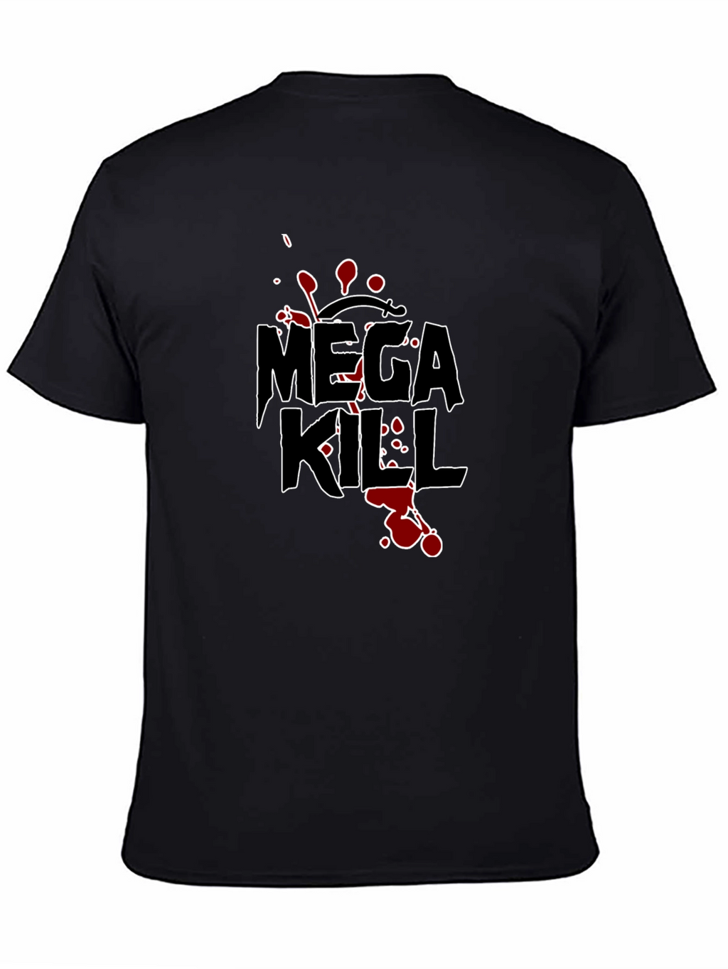 Mega Kill Graphic Tee - Black Cotton T-Shirt