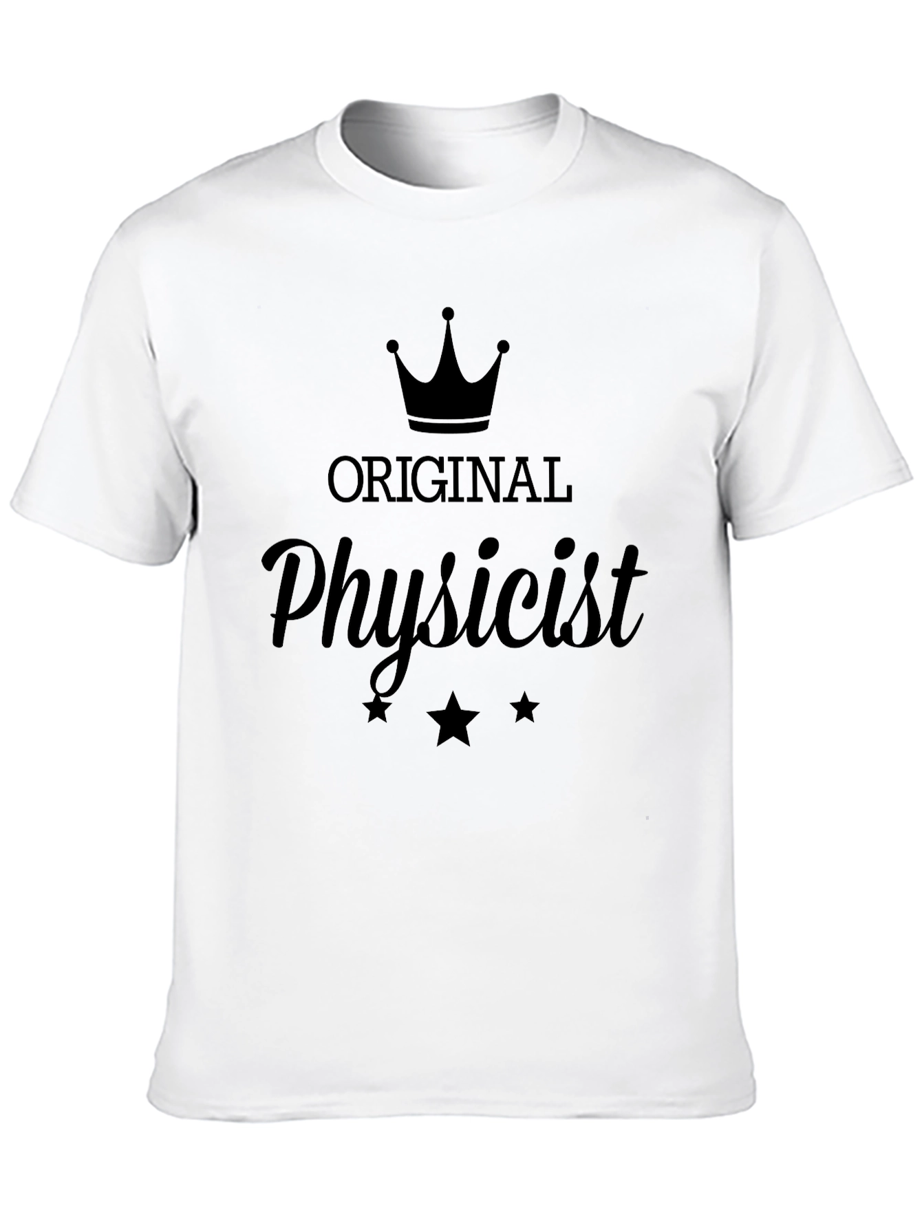 Original Physicist Graphic Tee - Black Crew Neck