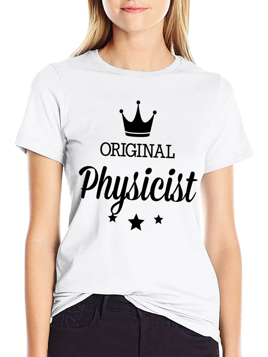 Original Physicist Graphic Tee - Black Crew Neck