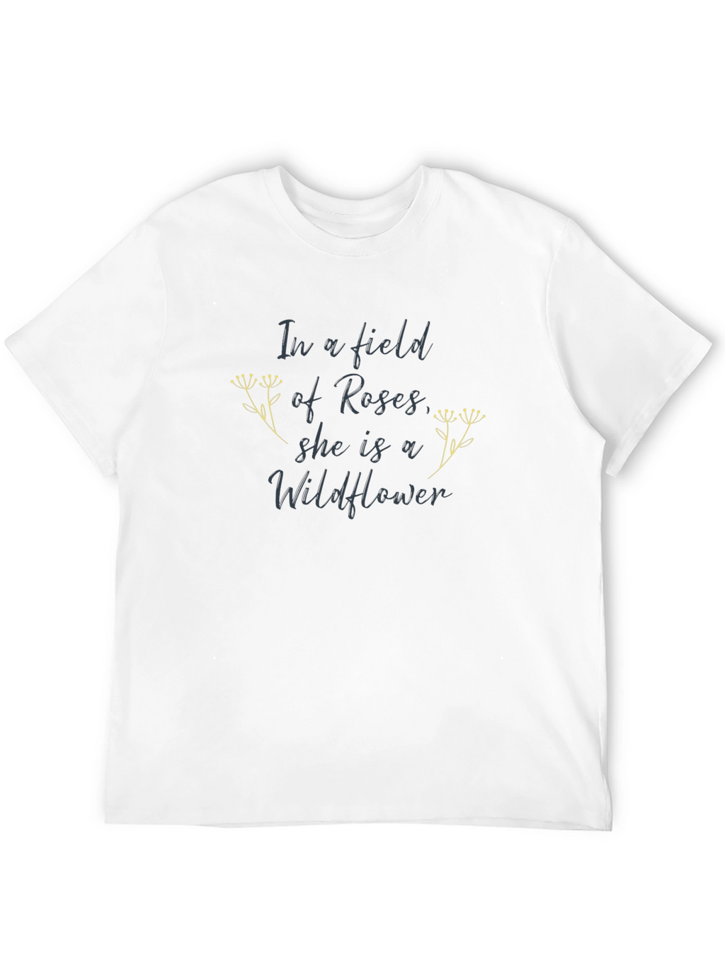 Wildflower Graphic T-Shirt - Black