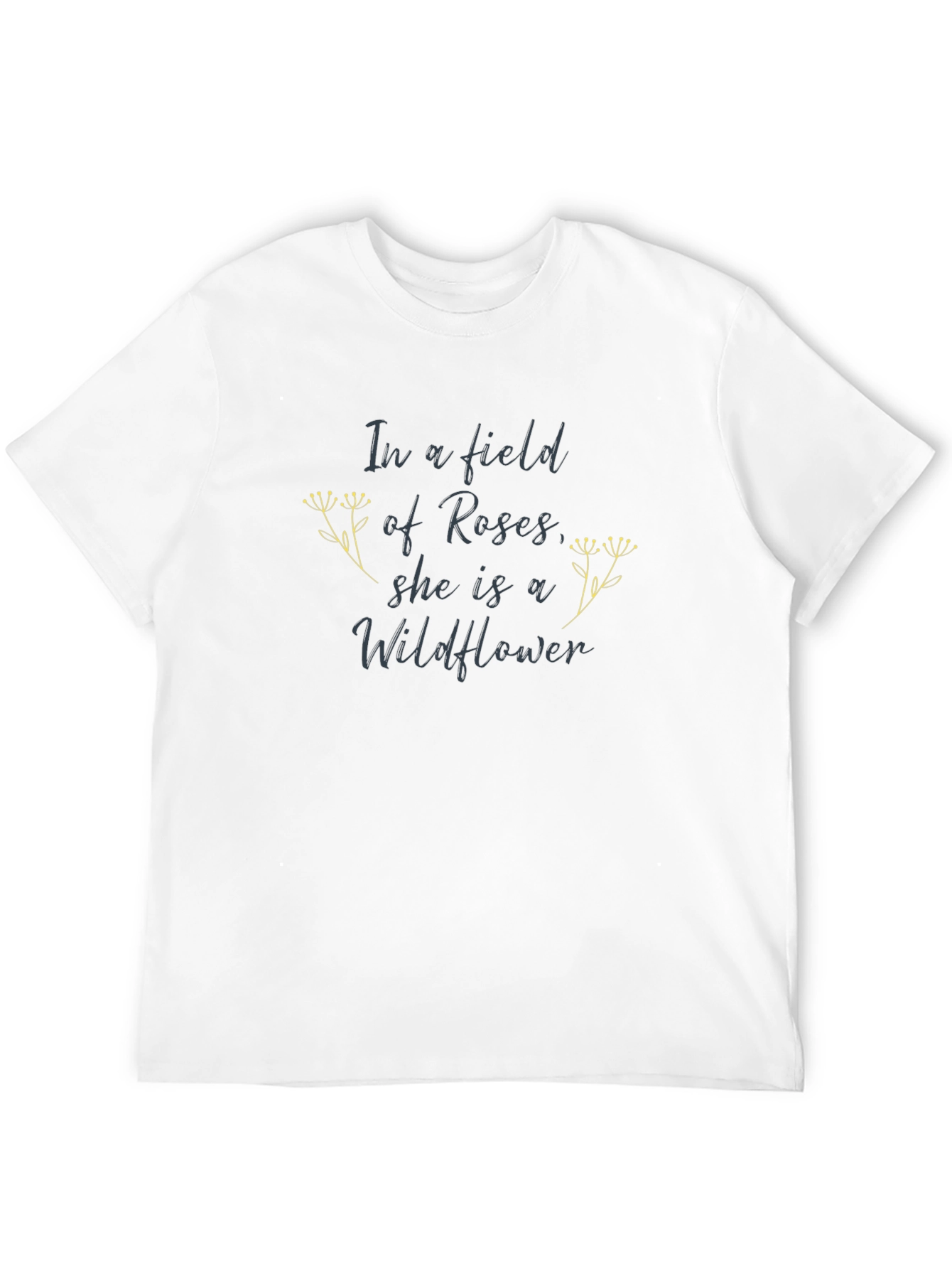Wildflower Graphic T-Shirt - Black