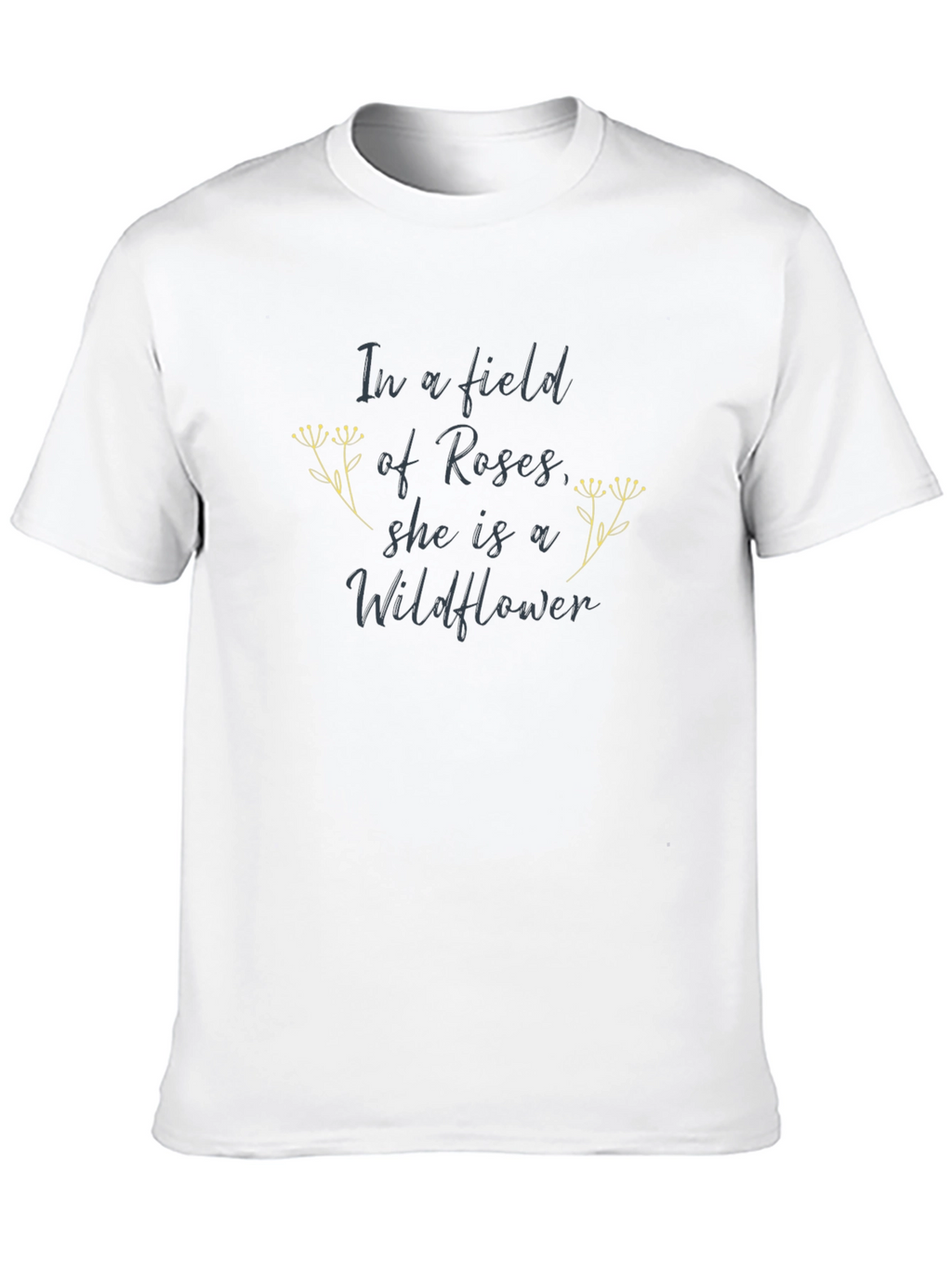 Wildflower Graphic T-Shirt - Black