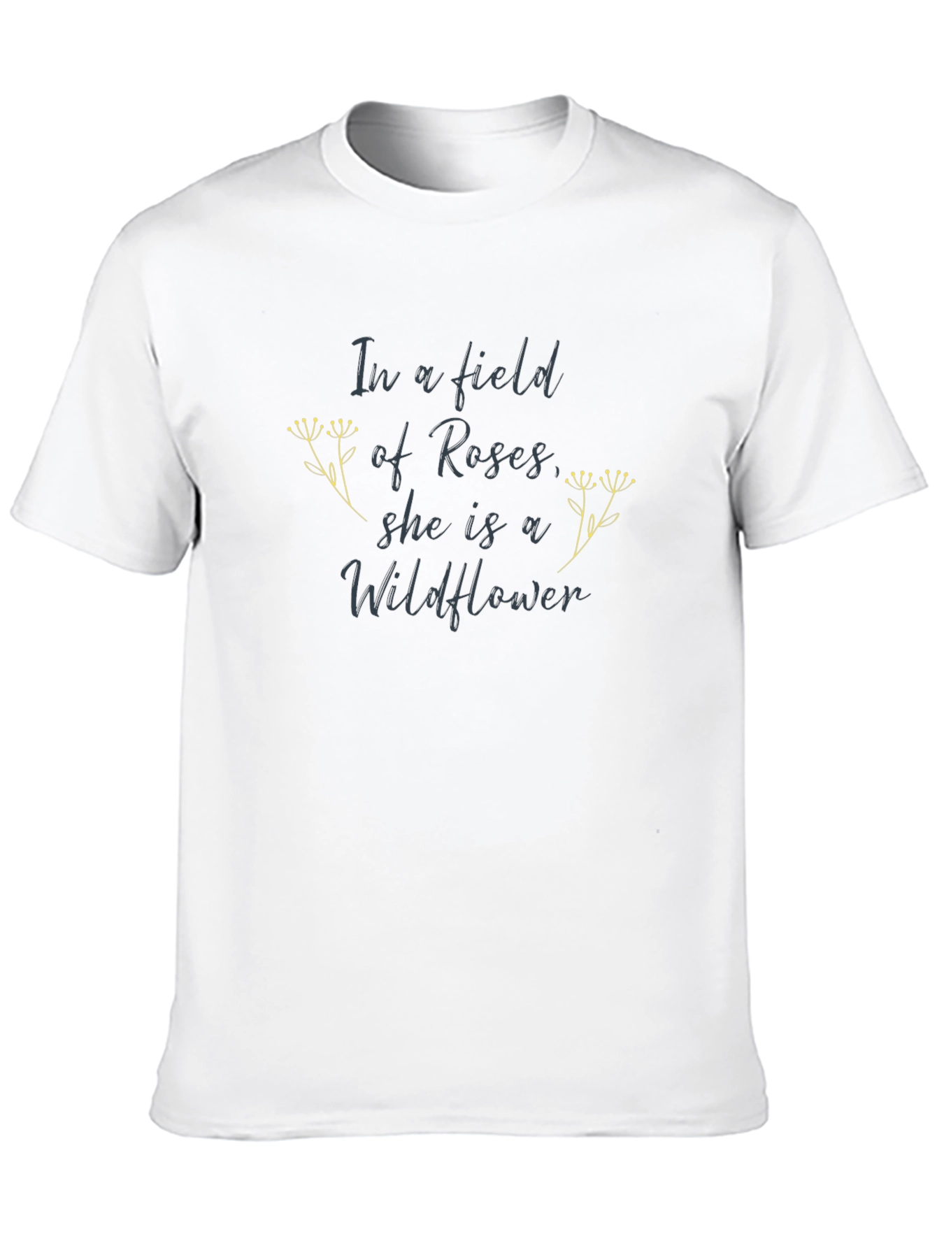 Wildflower Graphic T-Shirt - Black