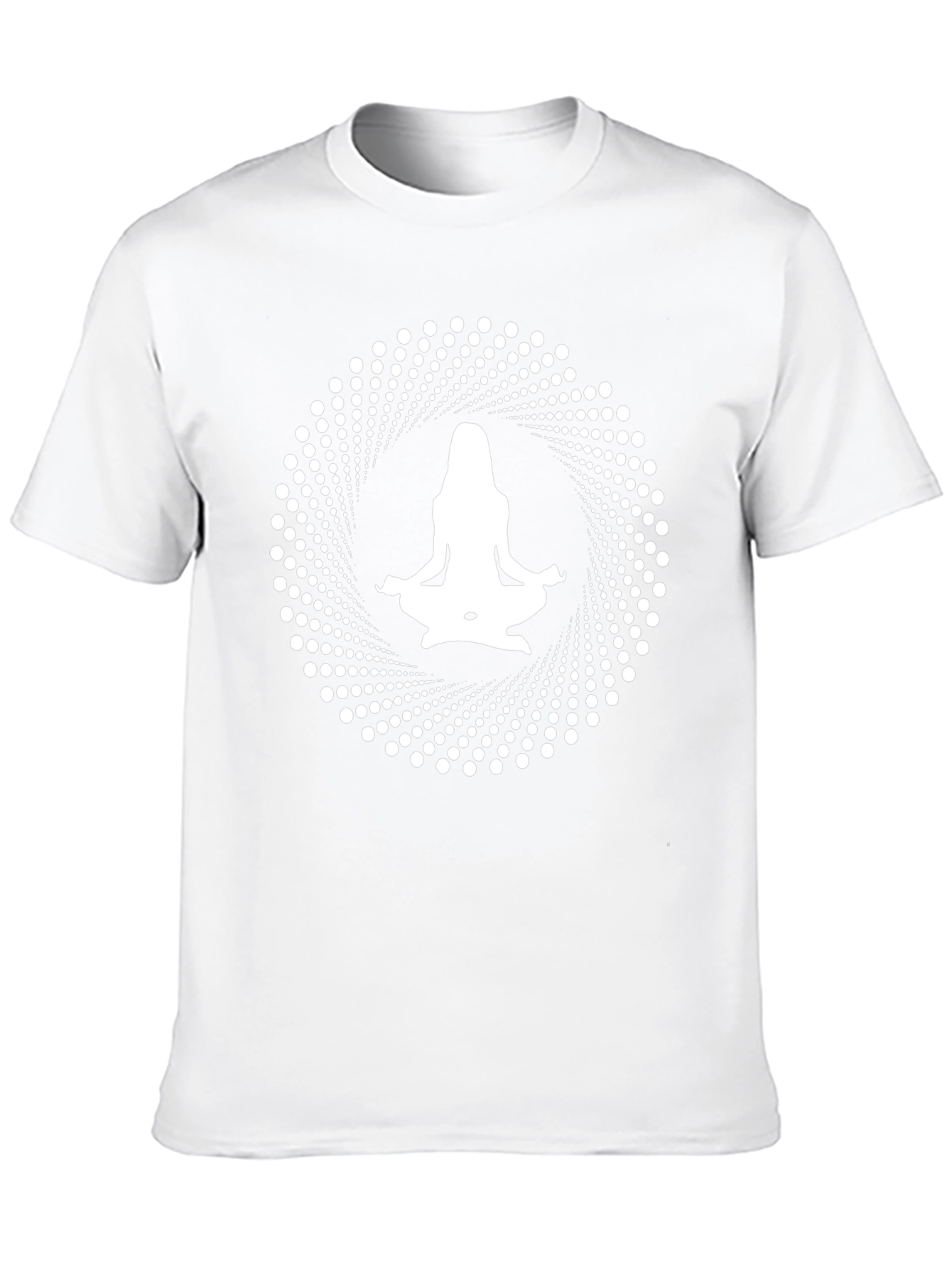 Yoga Pose Graphic Black T-Shirt