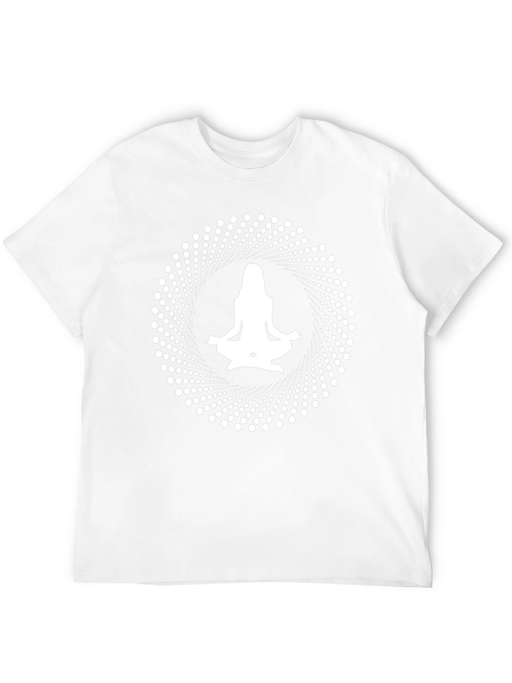 Yoga Pose Graphic Black T-Shirt
