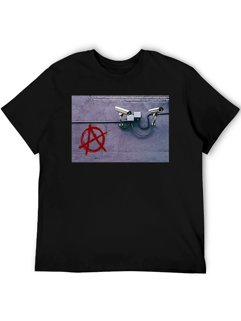 Anarchy Surveillance Tee - Street Style