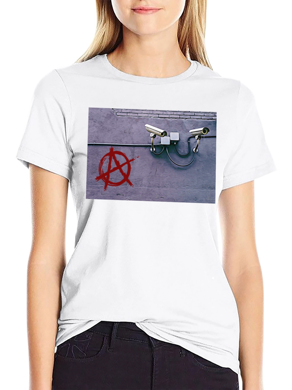 Anarchy Surveillance Tee - Street Style