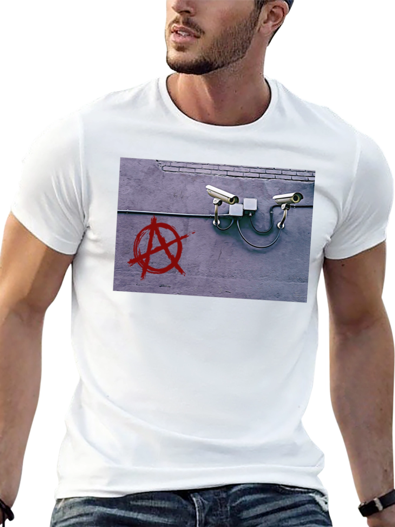 Anarchy Surveillance Tee - Street Style