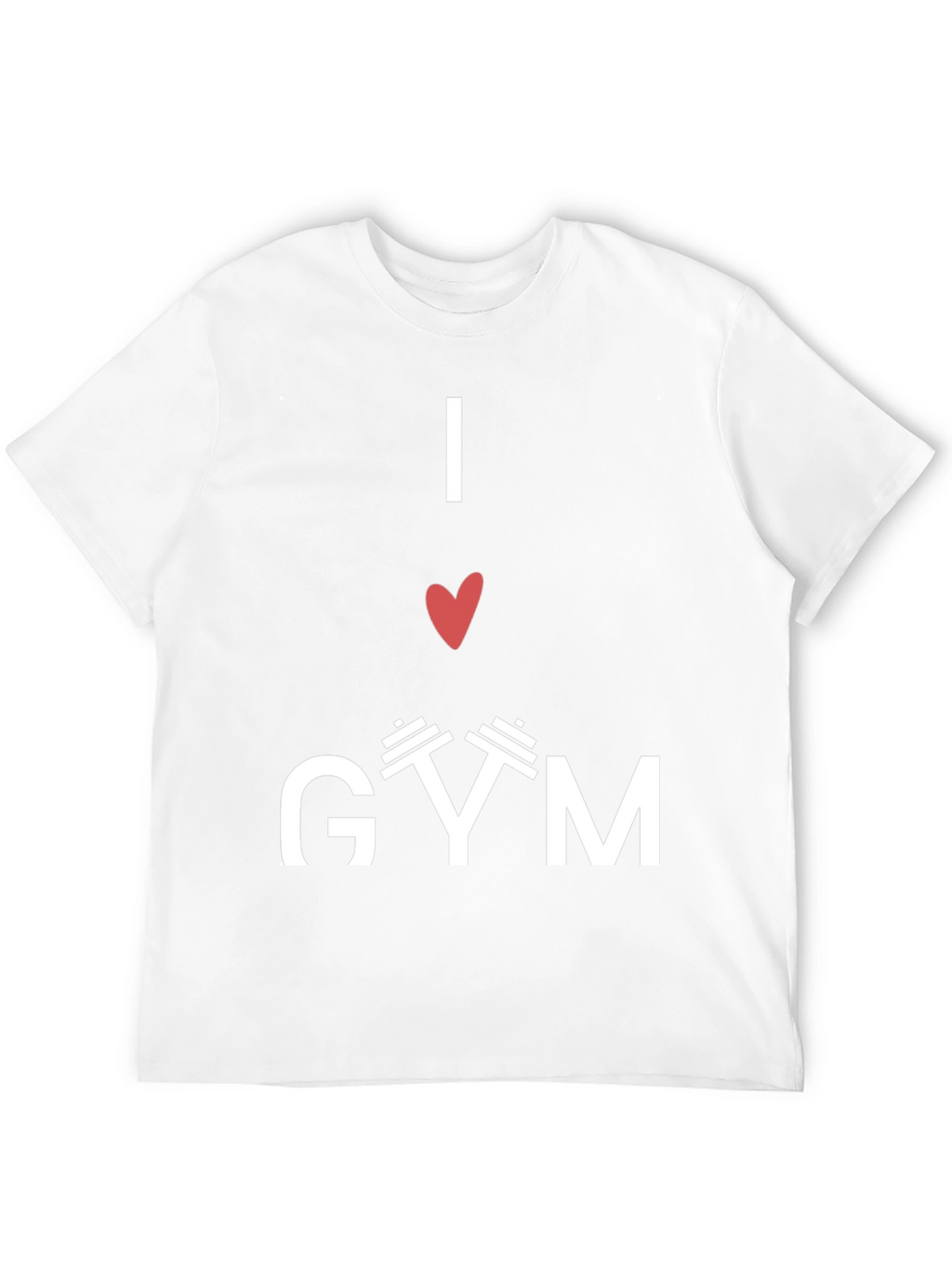 I Love Gym Black T-Shirt Fitness Workout