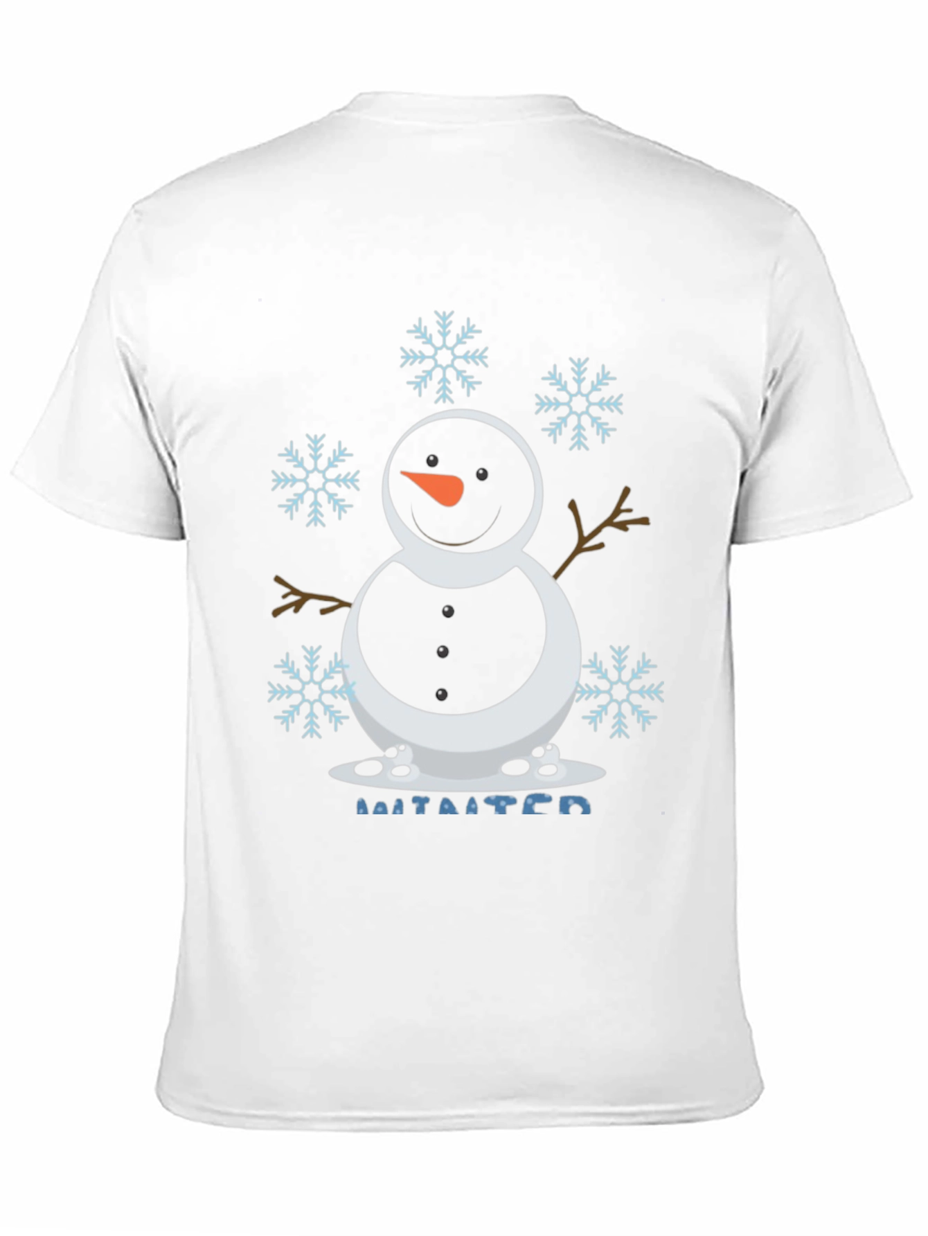 Snowman Winter Holiday T-Shirt - Festive Season Tee
