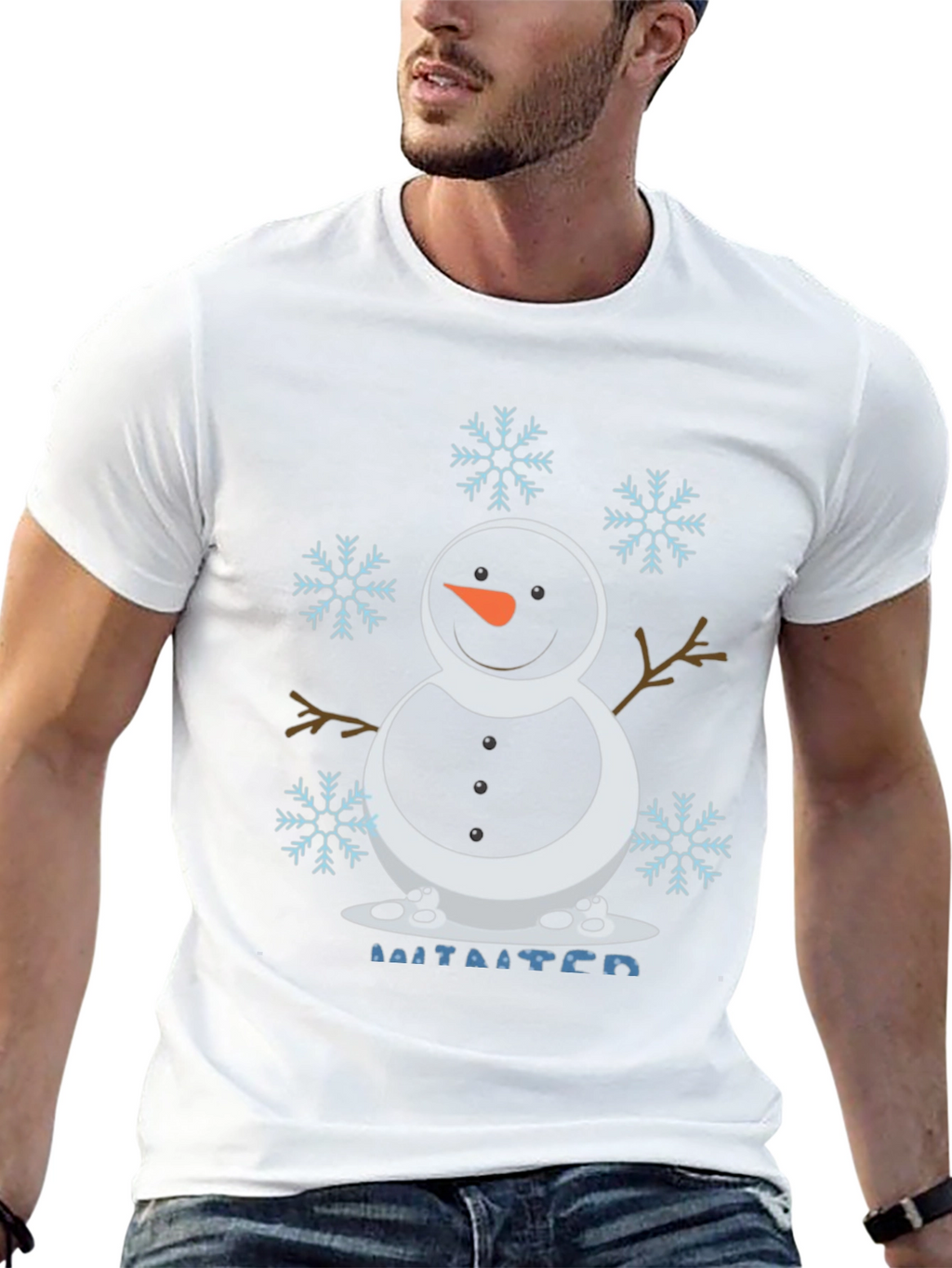 Snowman Winter Holiday T-Shirt - Festive Season Tee