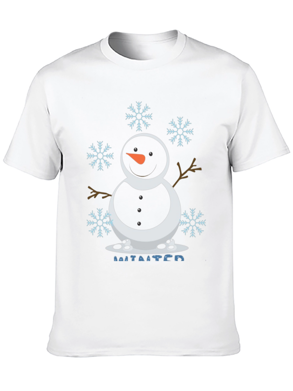 Snowman Winter Holiday T-Shirt - Festive Season Tee