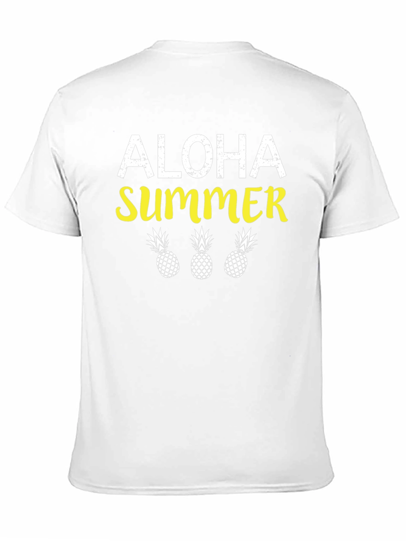Aloha Summer Pineapple Graphic T-Shirt