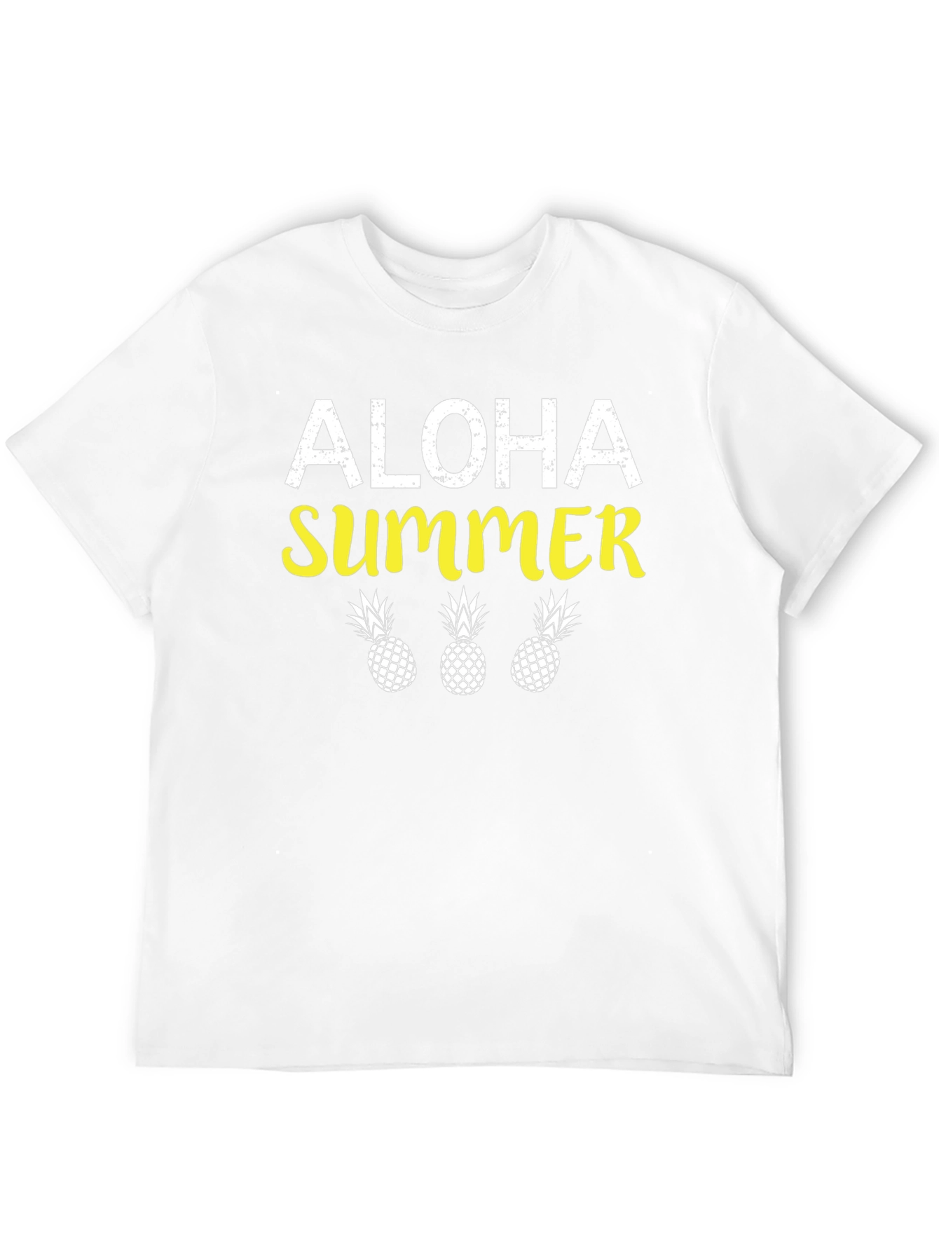 Aloha Summer Pineapple Graphic T-Shirt