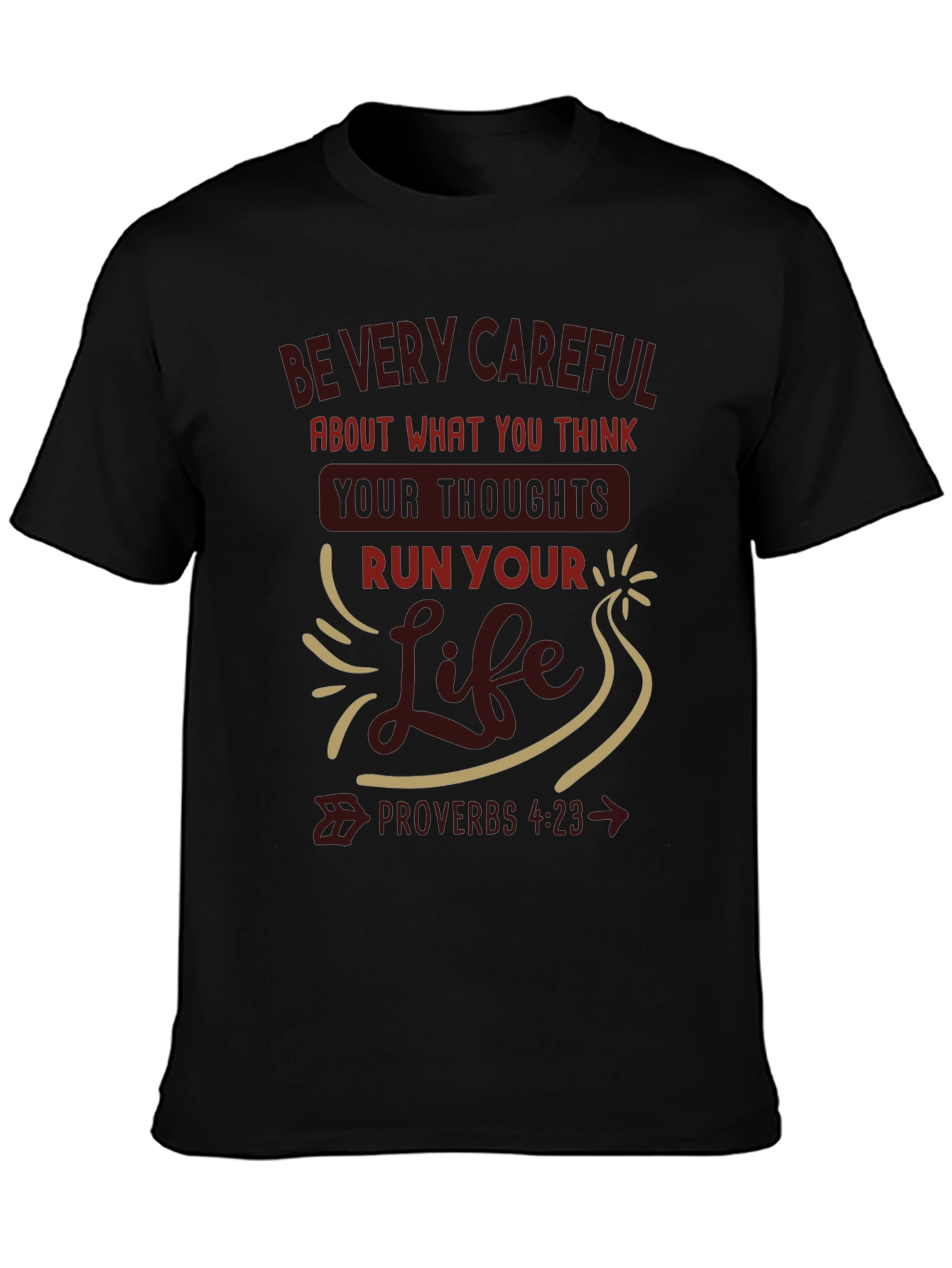 Inspirational Proverbs 4:23 T-Shirt