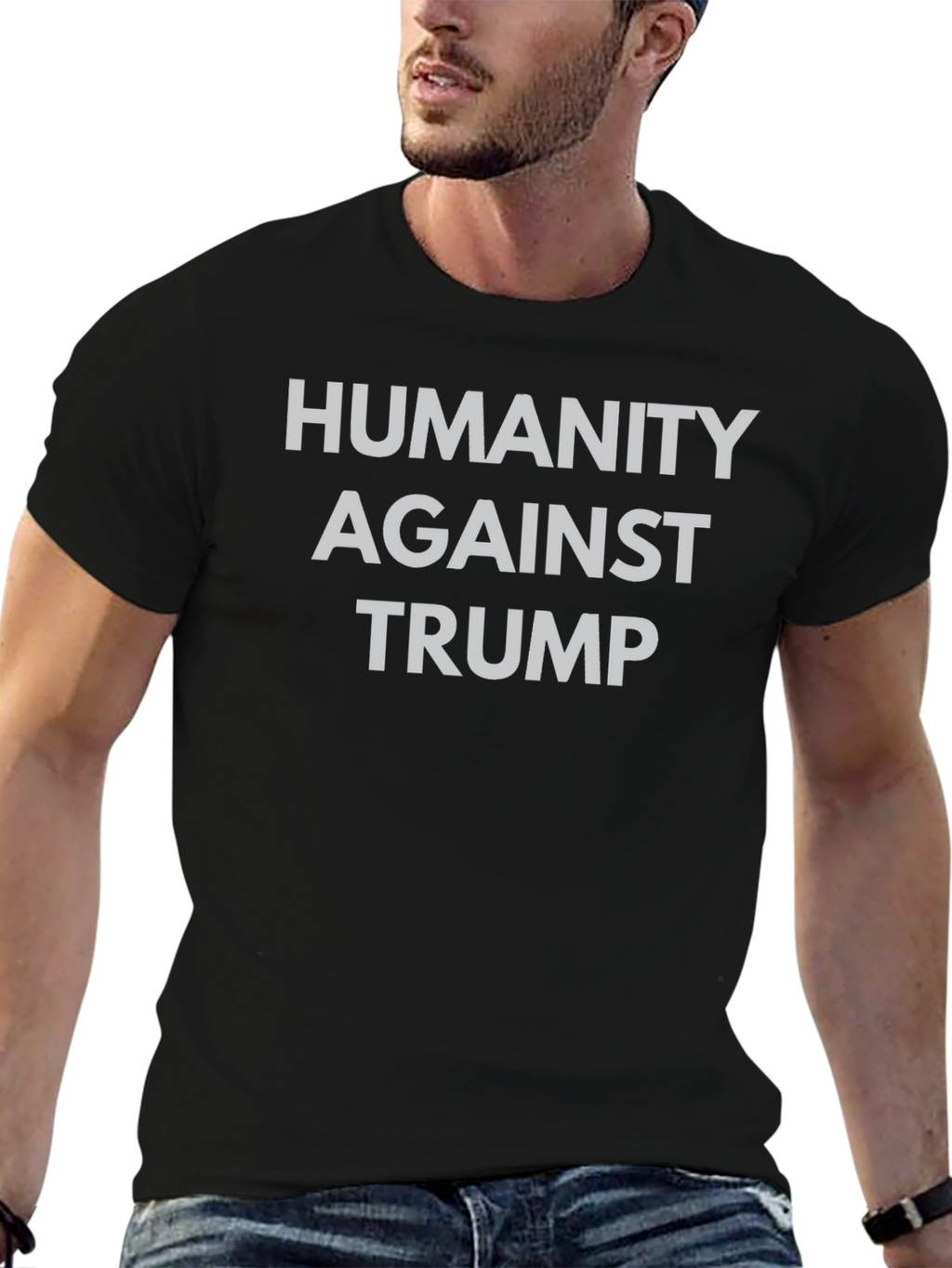Humanity Against Trump Graphic Tee