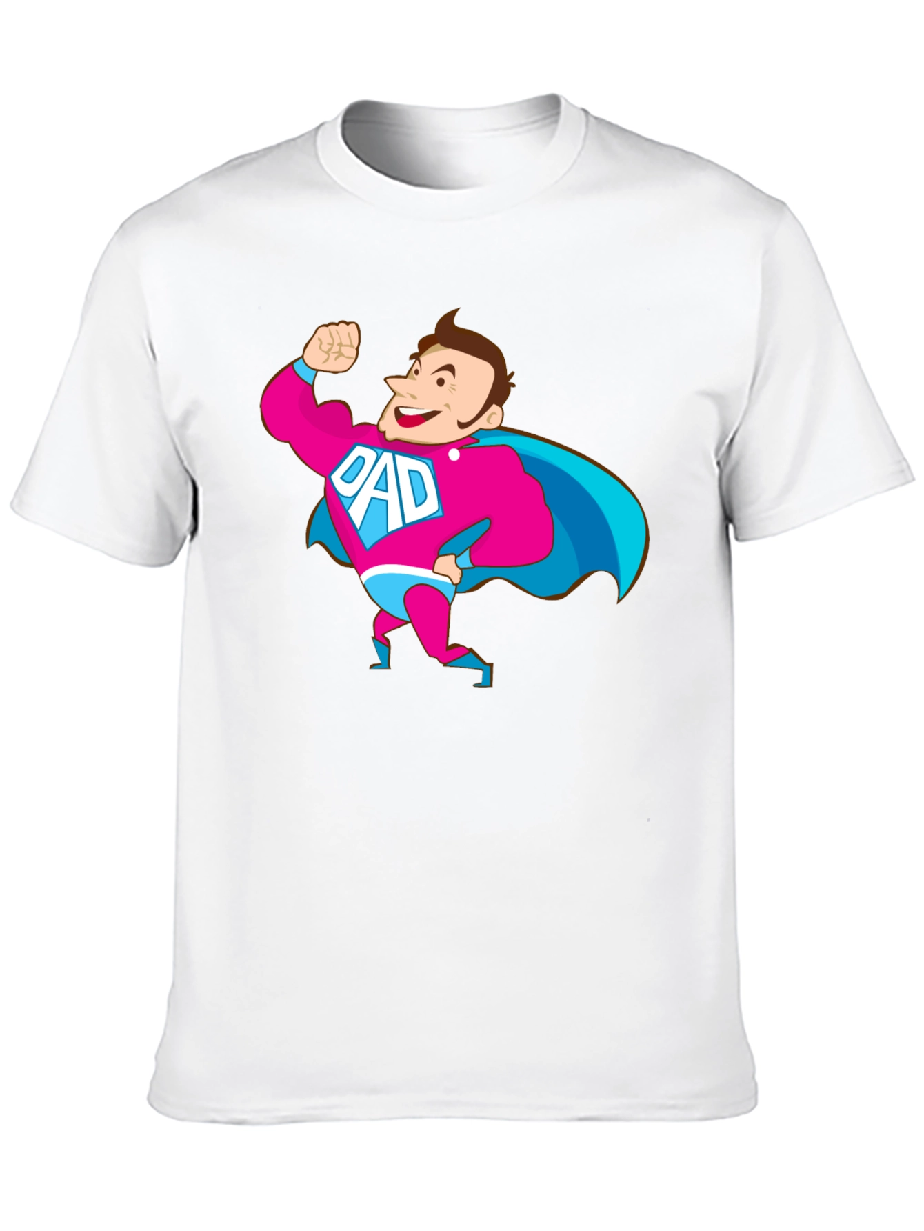 Super Dad Hero Graphic Novelty T-Shirt