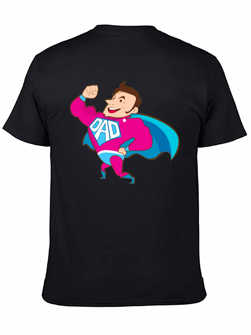 Super Dad Hero Graphic Novelty T-Shirt