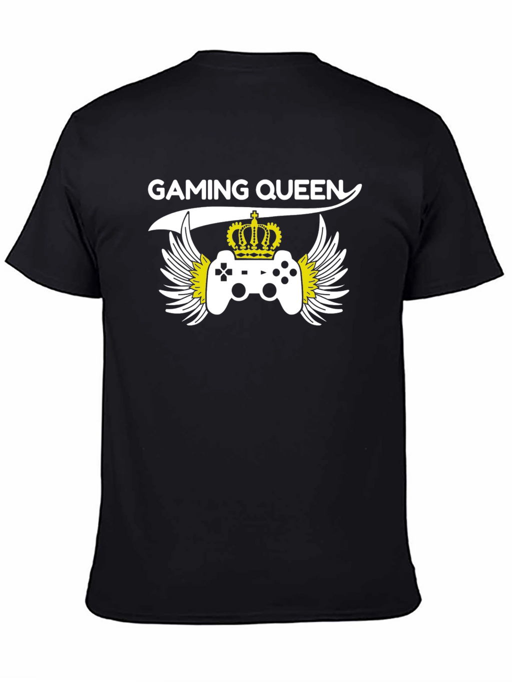 Gaming Queen Black T-Shirt - Gamer Tee
