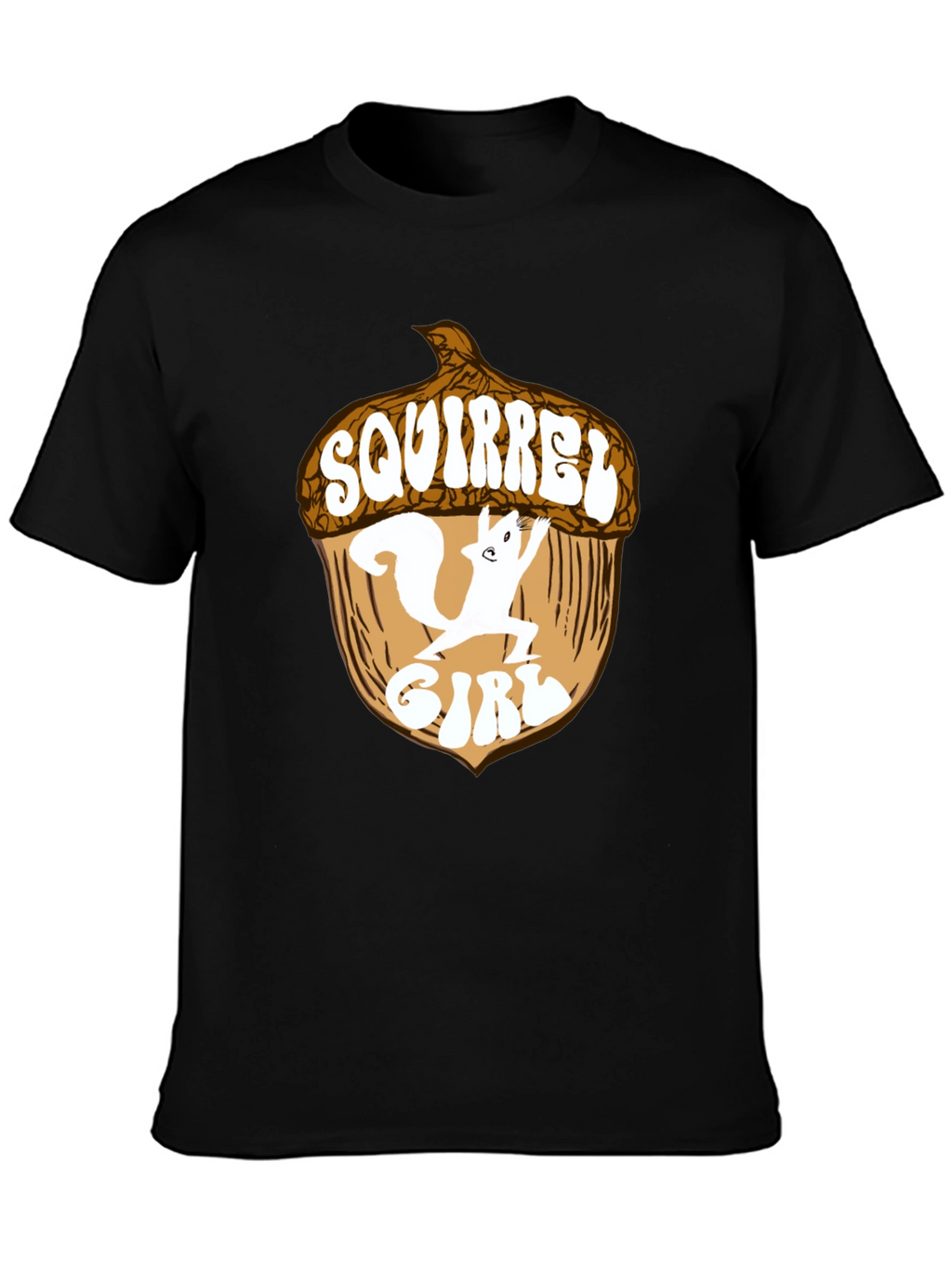Squirrel Girl T-Shirt - Black Cotton Blend Tee