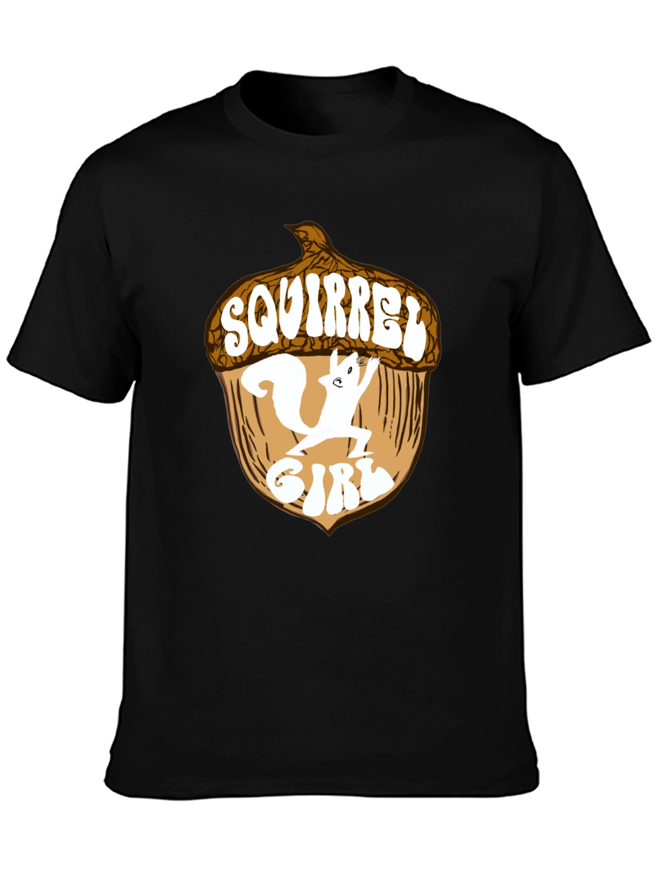 Squirrel Girl T-Shirt - Black Cotton Blend Tee