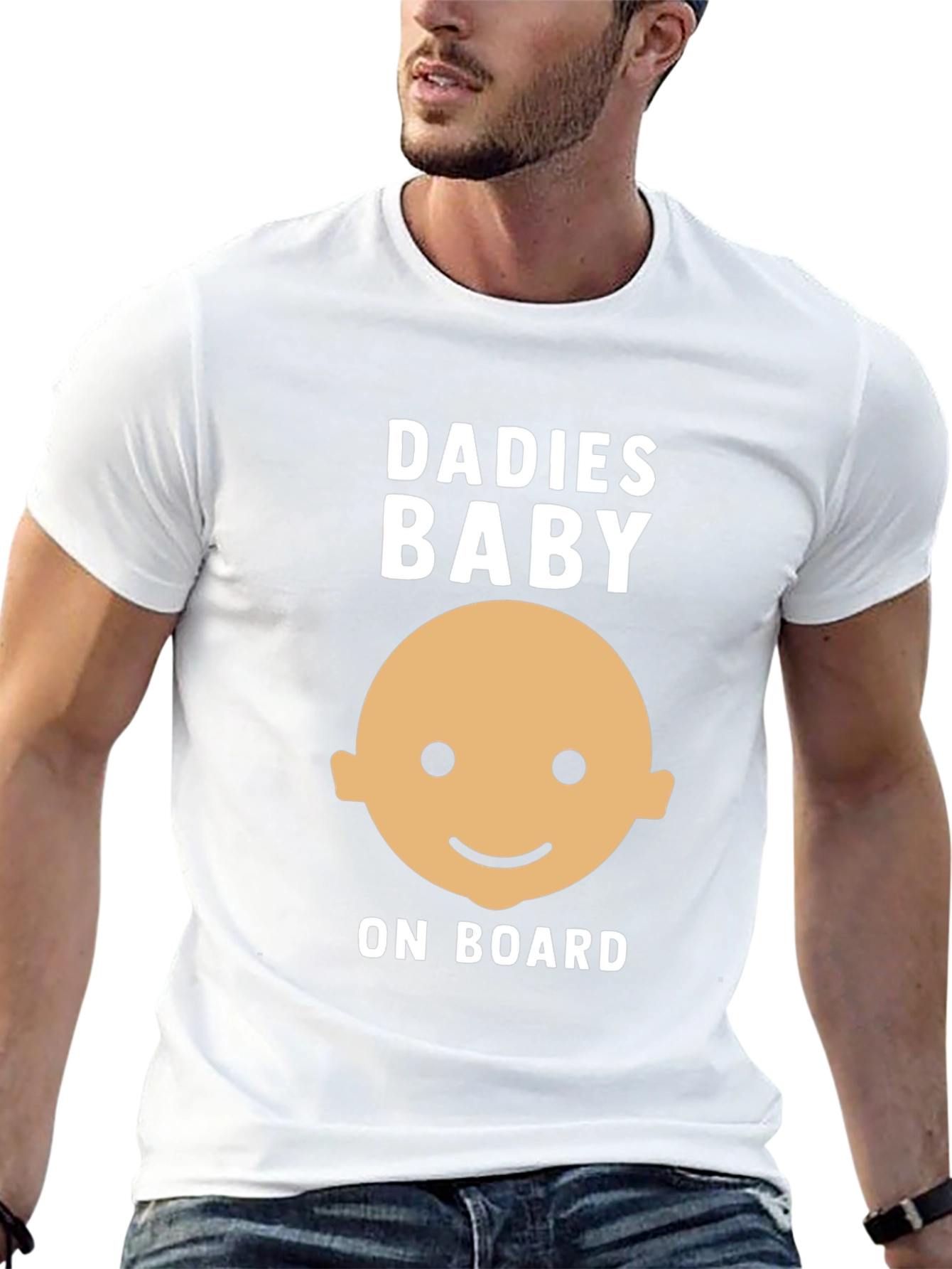 Dadies Baby On Board Graphic T-Shirt - Black