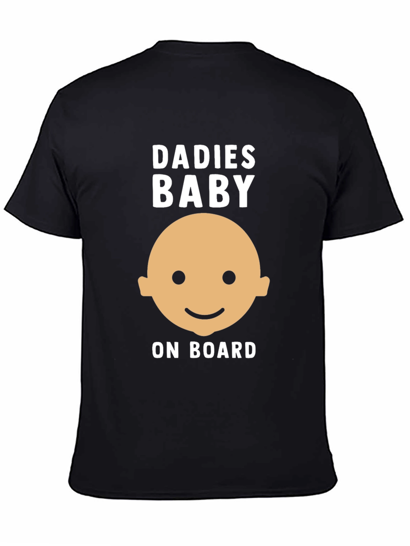 Dadies Baby On Board Graphic T-Shirt - Black